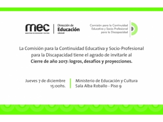 Continuidad educativa: “Cierre de año 2017: logros, desafíos y proyecciones”